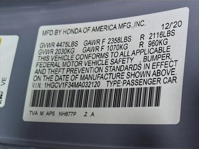 2021 Honda Accord Sport