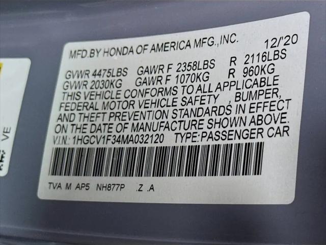 2021 Honda Accord Sport