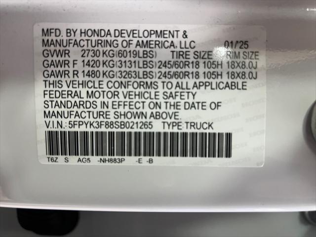 2025 Honda Ridgeline Black Edition