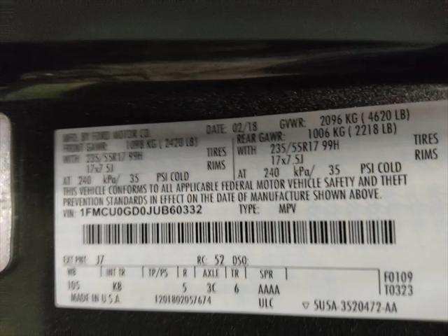 2018 Ford Escape SE