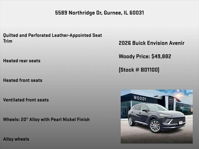 2026 Buick Envision Avenir AWD