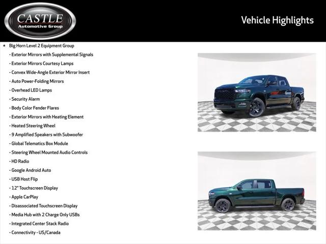 2026 Ram 1500 Big Horn Crew Cab 4x4 57 Box