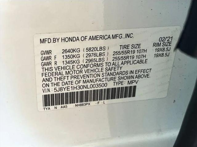2022 Acura MDX Standard