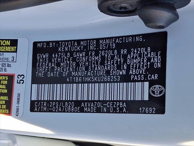 2019 Toyota Camry XSE