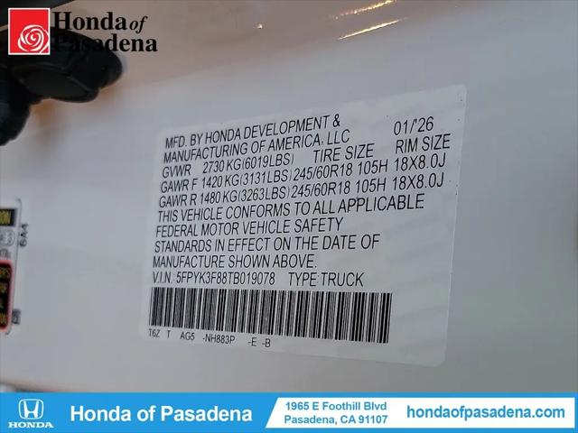 2026 Honda Ridgeline Black Edition