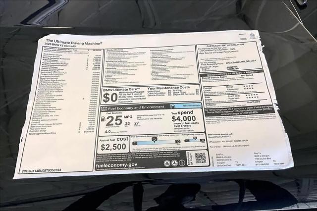 2026 BMW X5 sDrive40i