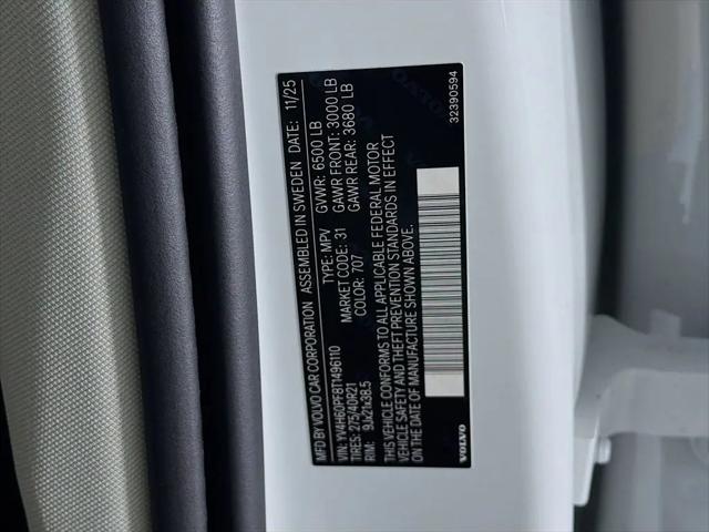 2026 Volvo XC90 Plug-In Hybrid Ultra, T8 AWD, Electric/Gasoline, Bright, 7 Seats