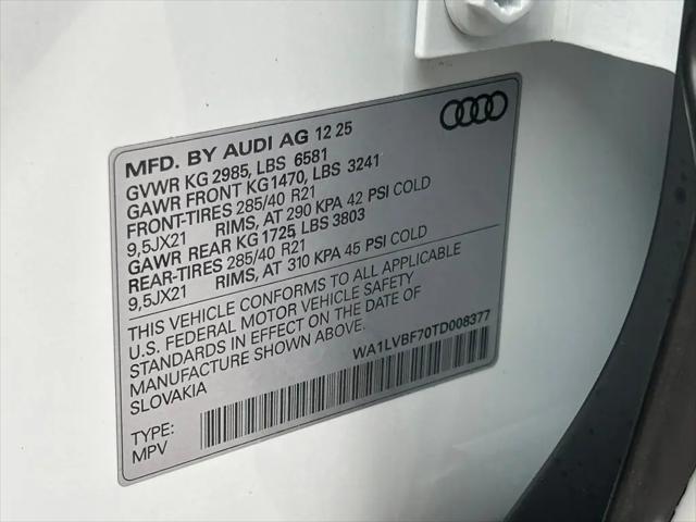 2026 Audi Q7 Premium Plus TFSI quattro tiptronic
