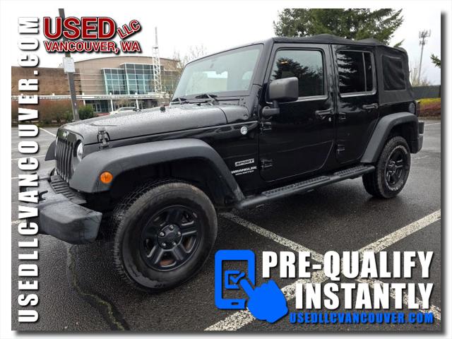 2015 Jeep Wrangler Unlimited Sport for sale in Vancouver, WA