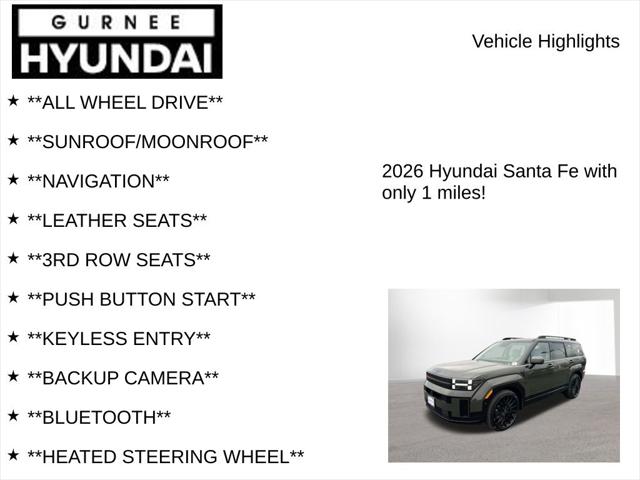 2026 Hyundai Santa Fe Calligraphy