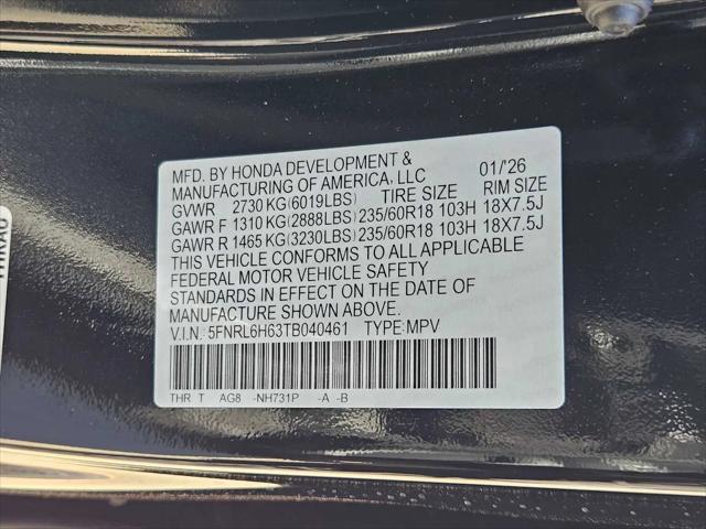 2026 Honda Odyssey EX-L