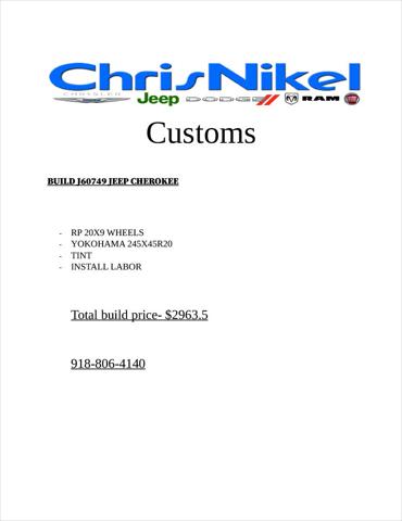 2026 Jeep Cherokee Laredo 4x4