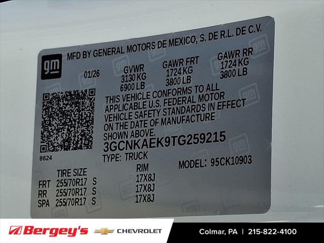 2026 Chevrolet Silverado 1500 4WD Regular Cab Long Bed WT