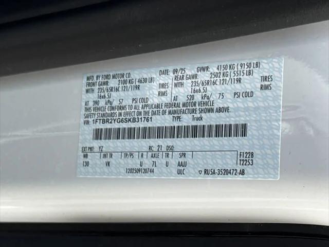 2025 Ford Transit Cargo Van T-250