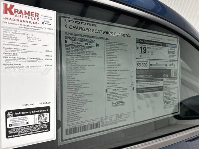 2026 Dodge Charger Scat Pack 2-Door AWD
