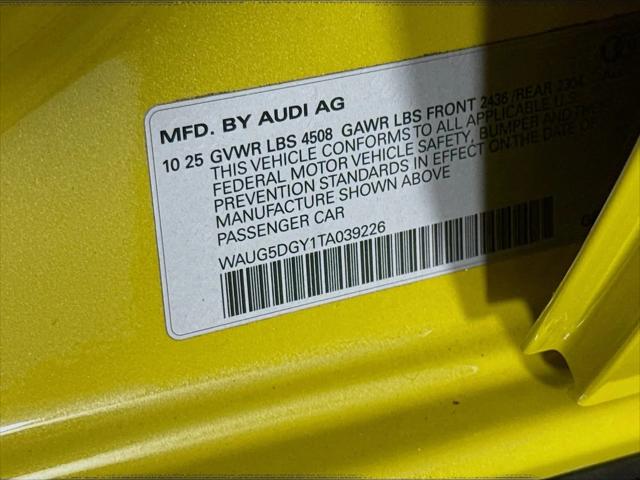 2026 Audi S3 TFSI quattro S tronic