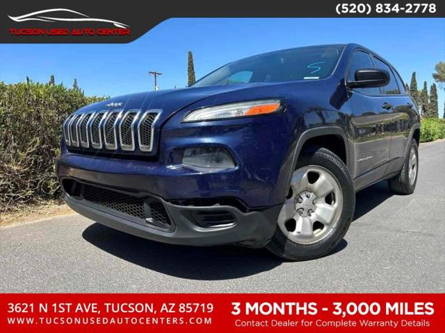 2016 Jeep Cherokee Sport for sale in Tucson, AZ