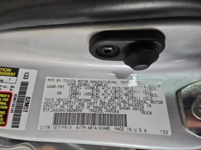 2012 Toyota Tacoma Base