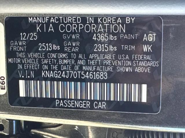 2026 Kia K5 LXS FWD