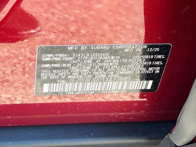 2026 Subaru Outback Touring XT
