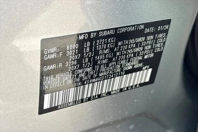 2026 Subaru Ascent Touring 7-Passenger