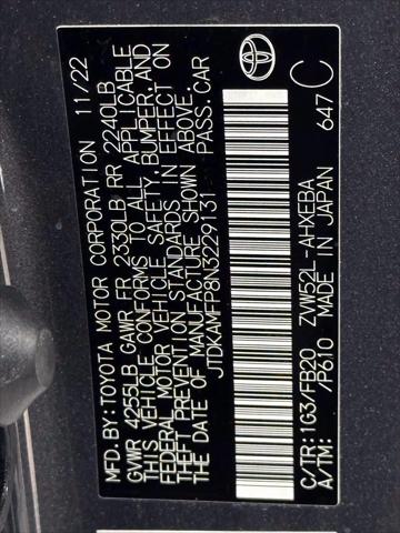 2022 Toyota Prius Prime LE [29]