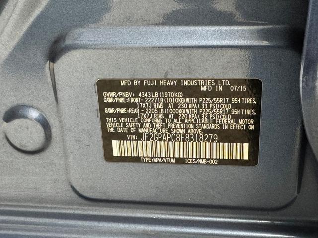 2015 Subaru XV Crosstrek 2.0i Limited