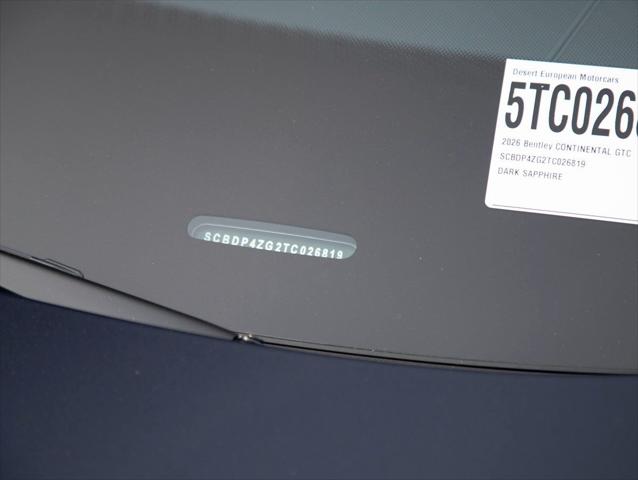 2026 Bentley Continental GTC Unknown