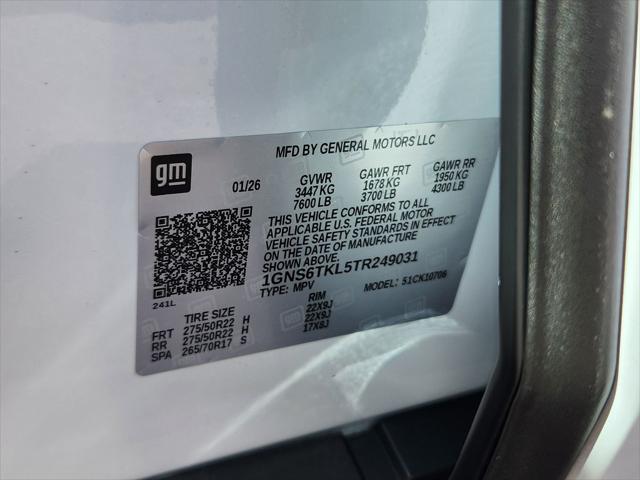 2026 Chevrolet Tahoe 4WD High Country