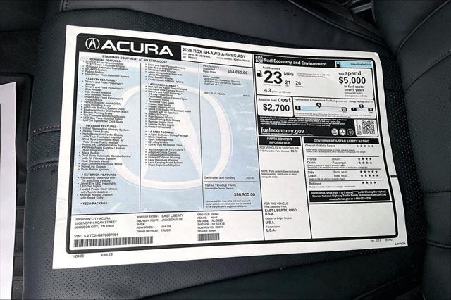 2026 Acura RDX w/A-Spec Advance Package