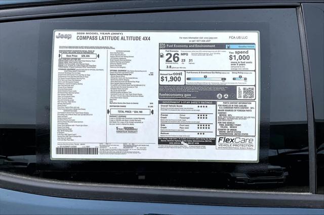 2026 Jeep Compass Latitude Altitude