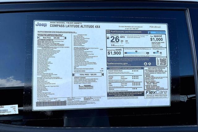 2026 Jeep Compass Latitude Altitude