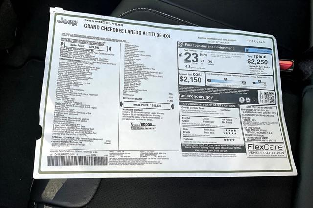 2026 Jeep Grand Cherokee Altitude 4x4