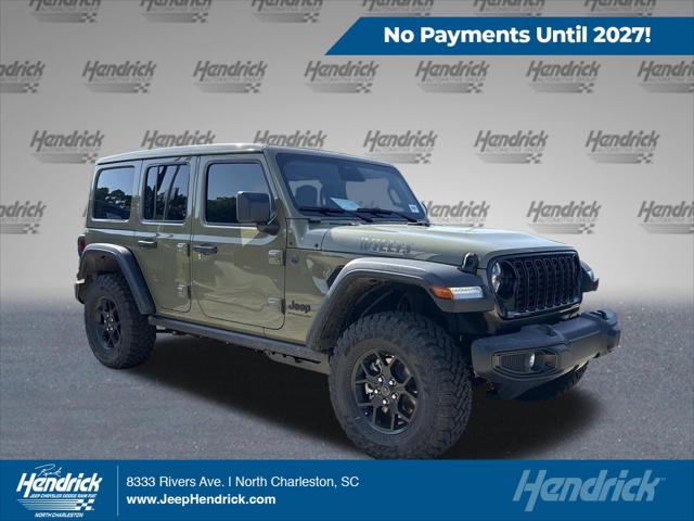 2026 Jeep Wrangler 4-Door Willys 4x4 for sale in North Charleston, SC