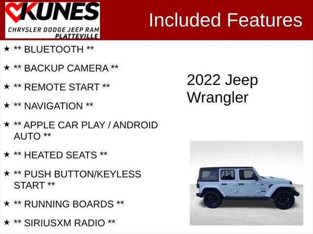 2022 Jeep Wrangler 4xe Unlimited Sahara 4x4