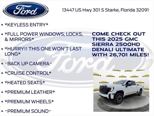 2025 GMC Sierra 2500HD 4WD Crew Cab Standard Bed Denali Ultimate