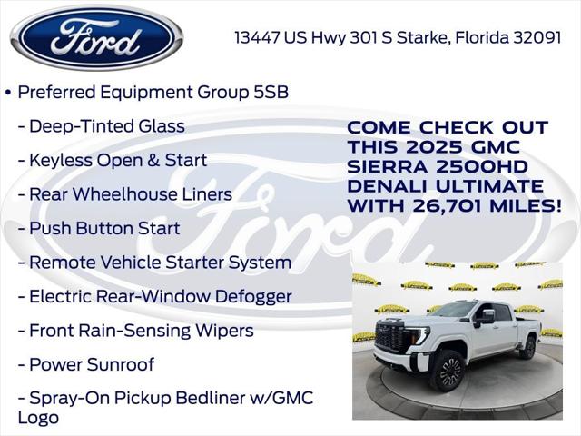 2025 GMC Sierra 2500HD 4WD Crew Cab Standard Bed Denali Ultimate