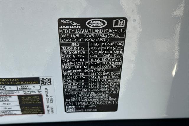 2026 Land Rover Range Rover Sport P360 SE