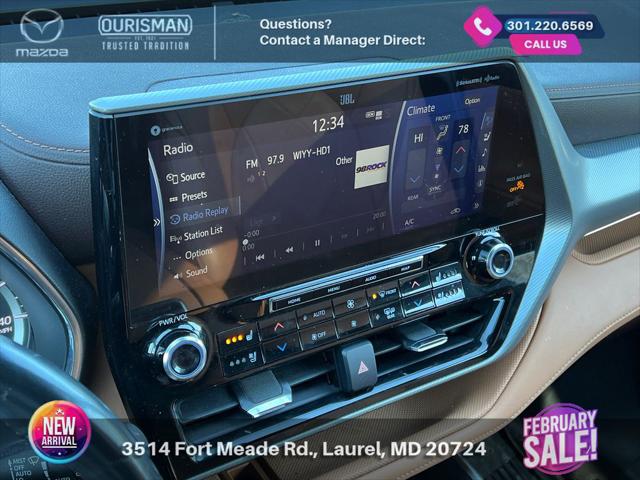 2021 Toyota Highlander Hybrid Platinum