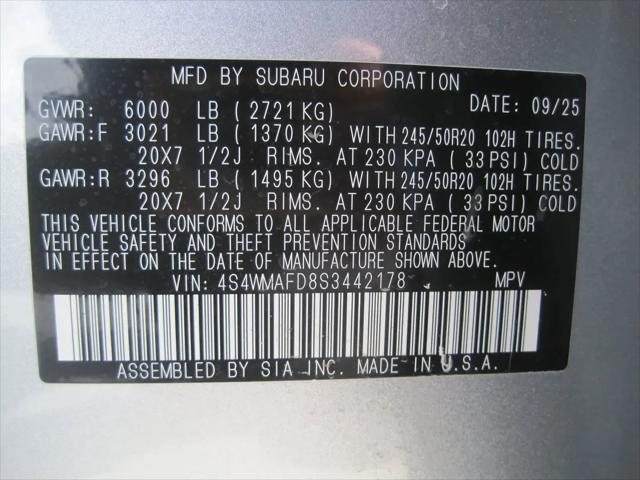 2025 Subaru Ascent Onyx Edition 7-Passenger