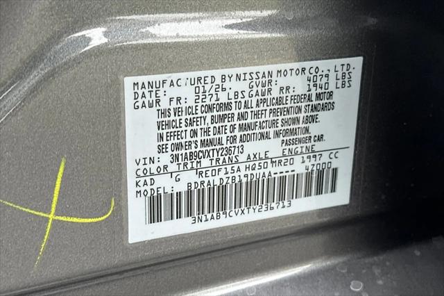 2026 Nissan Sentra SV