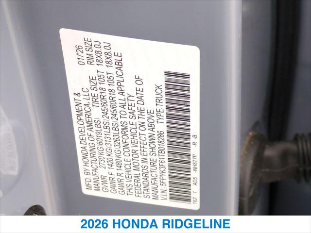 2026 Honda Ridgeline TrailSport