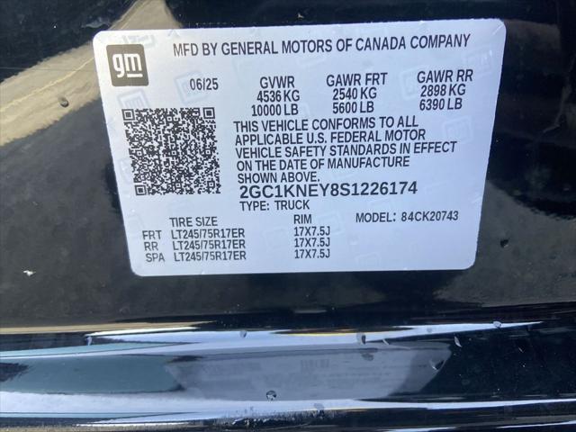 2025 Chevrolet Silverado 2500HD 4WD Crew Cab Standard Bed LT