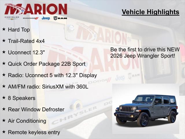 2026 Jeep Wrangler 4-Door Sport 4x4