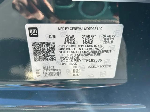 2026 Chevrolet Silverado 2500HD Crew Cab, Standard Bed, LTZ, 4WD