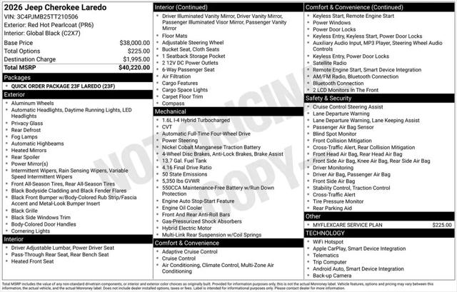 2026 Jeep Cherokee Laredo
