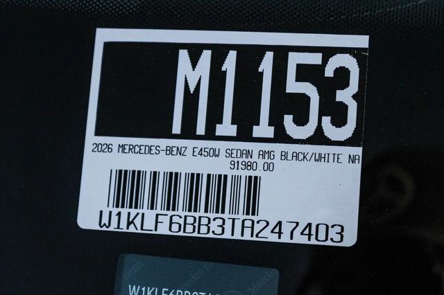 2026 Mercedes-Benz E 450 4MATIC