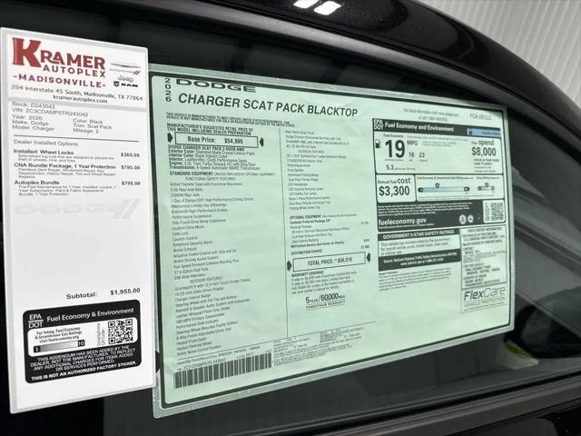 2026 Dodge Charger Scat Pack 2-Door AWD