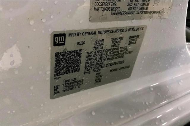2026 GMC Sierra 1500 Crew Cab, Short Bed, AT4, 4WD