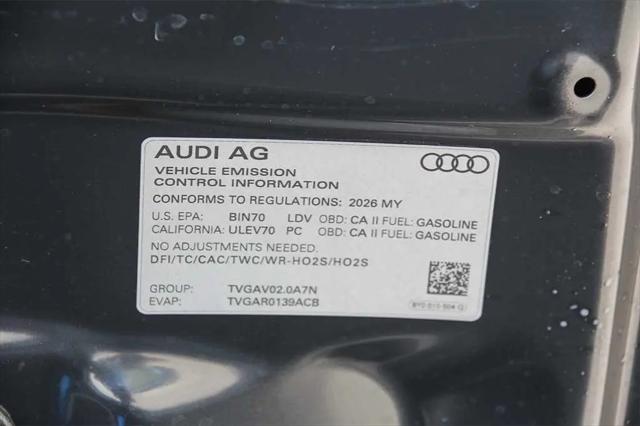 2026 Audi S3 TFSI quattro S tronic
